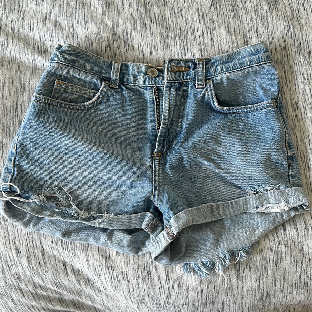 TopShop denim shorts size 4